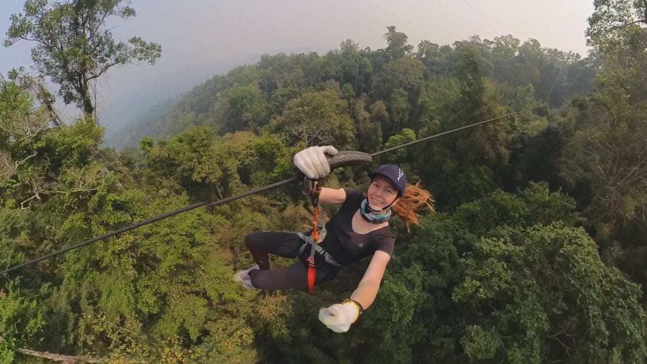 The Gibbon Experience - najlepsza atrakcja Laosu